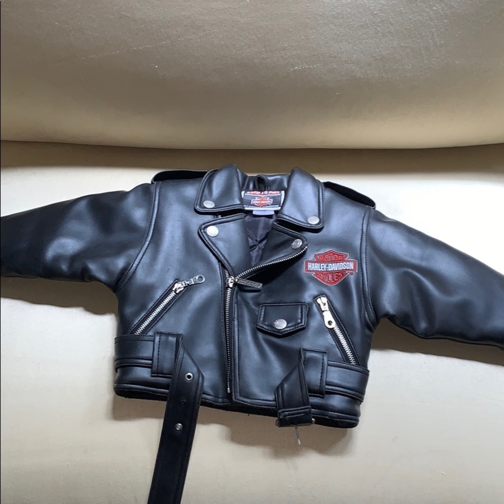 18 month old Vintage Harley Davidson biker jacket